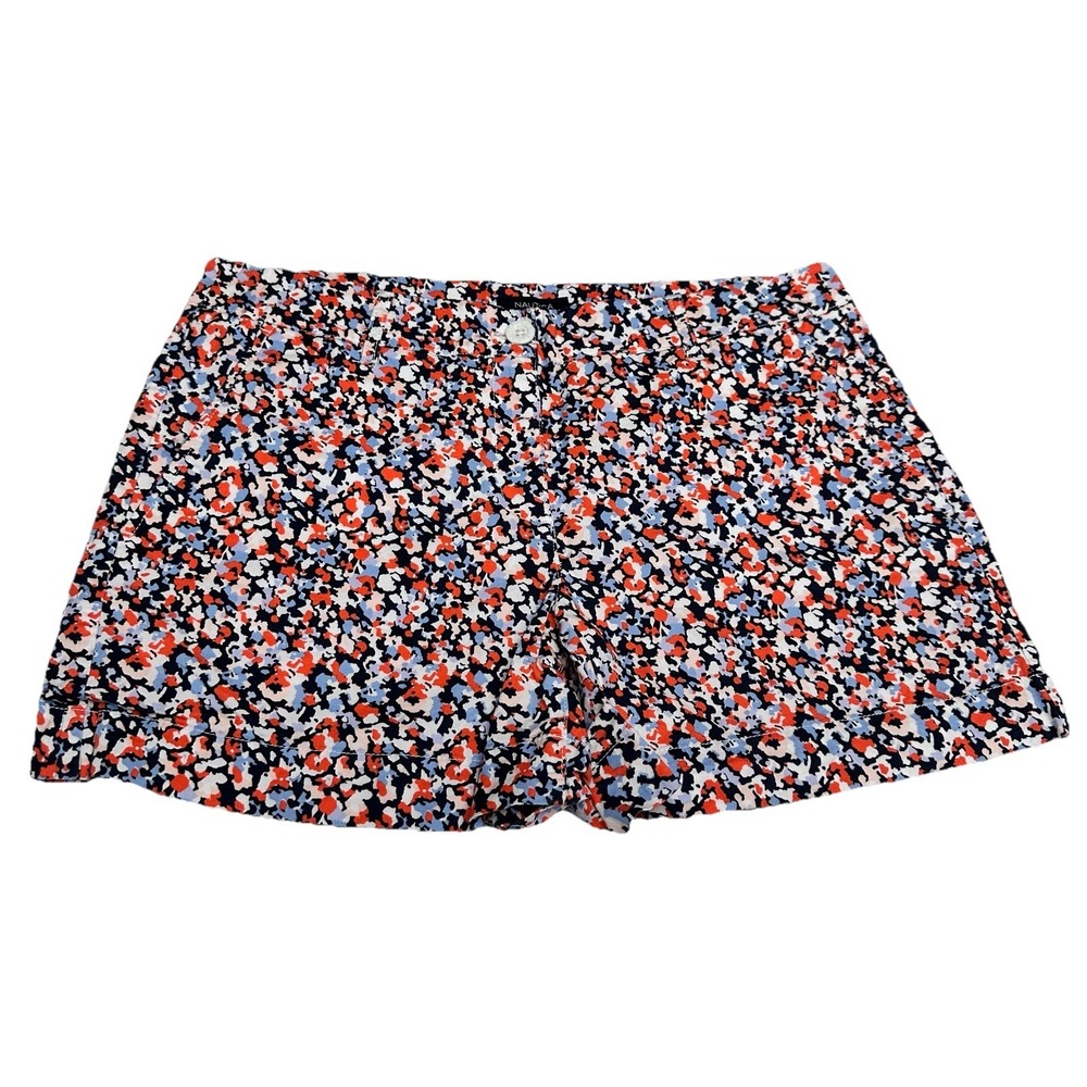 Nautica Patriotic Summer Women's Chino‎ Shorts Red White Blue Pockets Size 10